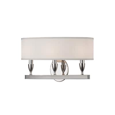 Hudson Valley Lighting Bancroft 3-light Wall Sconce, Polished Nickel