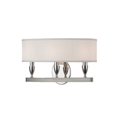 Hudson Valley Lighting Bancroft 3-light Wall Sconce, Polished Nickel
