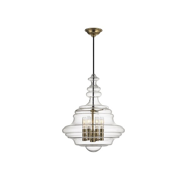 Hudson Valley Lighting Washington 4 Light Small Pendant Aged Hudson Valley Lighting Washington 4 Light Small Pendant Aged Br