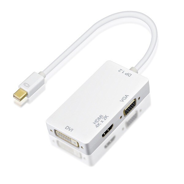 Mini DisplayPort Thunderbolt to HDMI/ VGA/ DVI Video Cable Converter