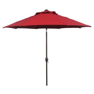 Abba Patio 9-foot Outdoor Patio Table Aluminum Umbrella with Auto Tilt and Crank