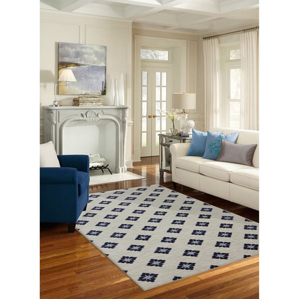 Button Area Rug Mohawk Home Button Fleur Area Rug - Bed Bath & Beyond - 10219033