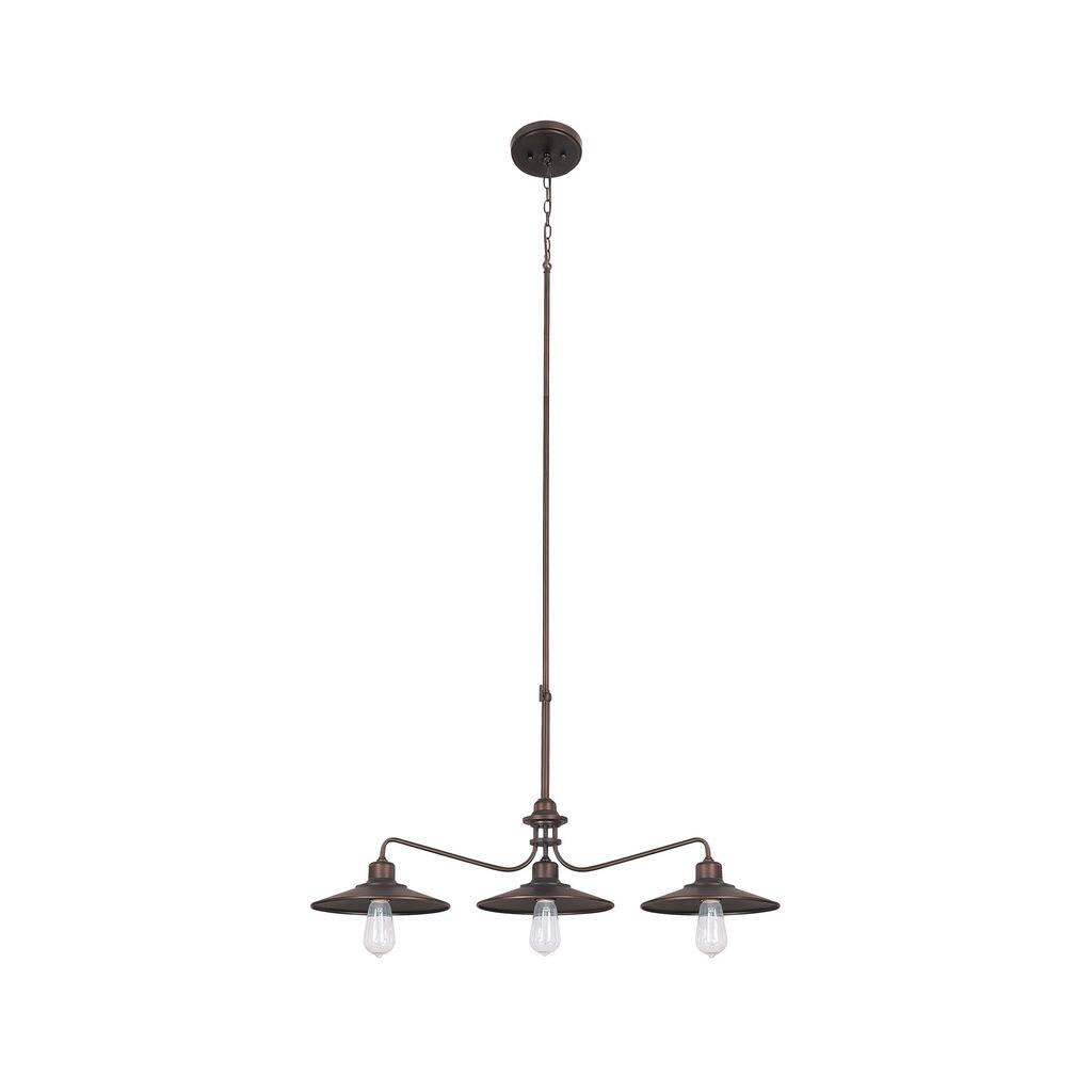Capital Lighting Urban Collection 3-light Burnished Bronze Island Light Fixture