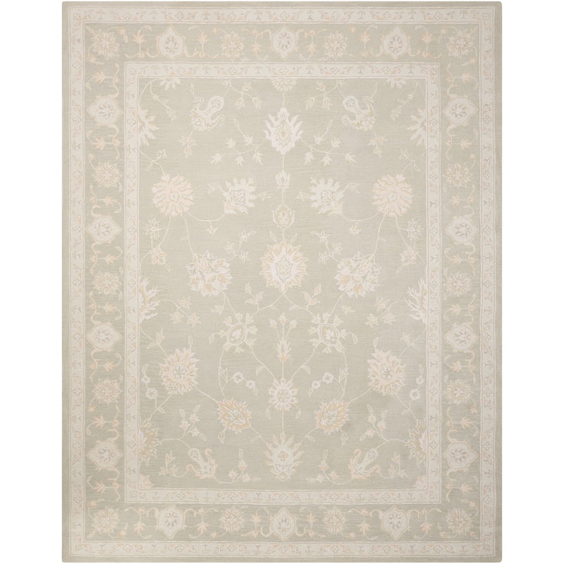 Nourison Zephyr Area Rug - 8' x 11" - Silver - Runner/Rectangle