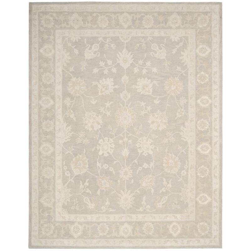 Nourison Zephyr Area Rug - 3'9" x 5'9" - Silver - Runner/Rectangle