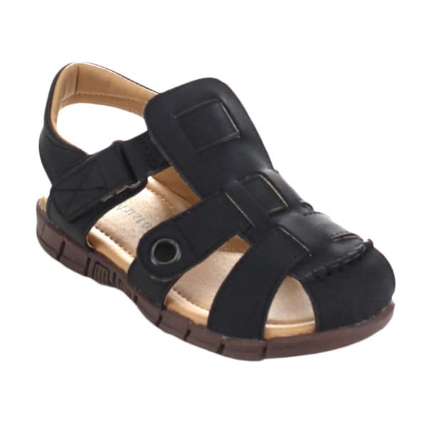 Auston Arsen 829 Childrens Light Weight Caged Sling Back Flat Sandals