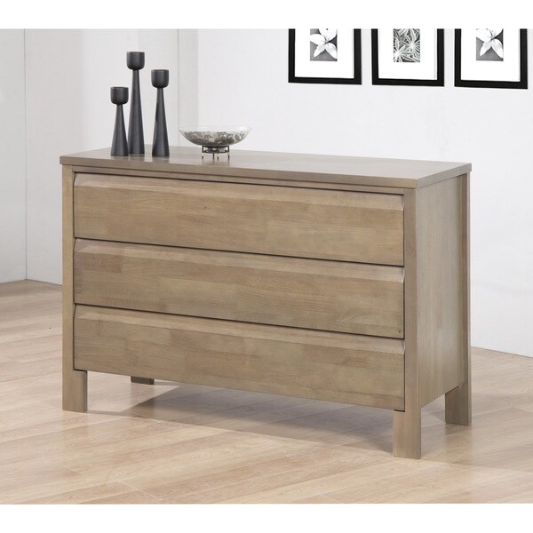 Jasper Laine Alsa Gray 3 Drawer Dresser Free Shipping Today Jasper Laine Alsa Gray 3 Drawer Dresser