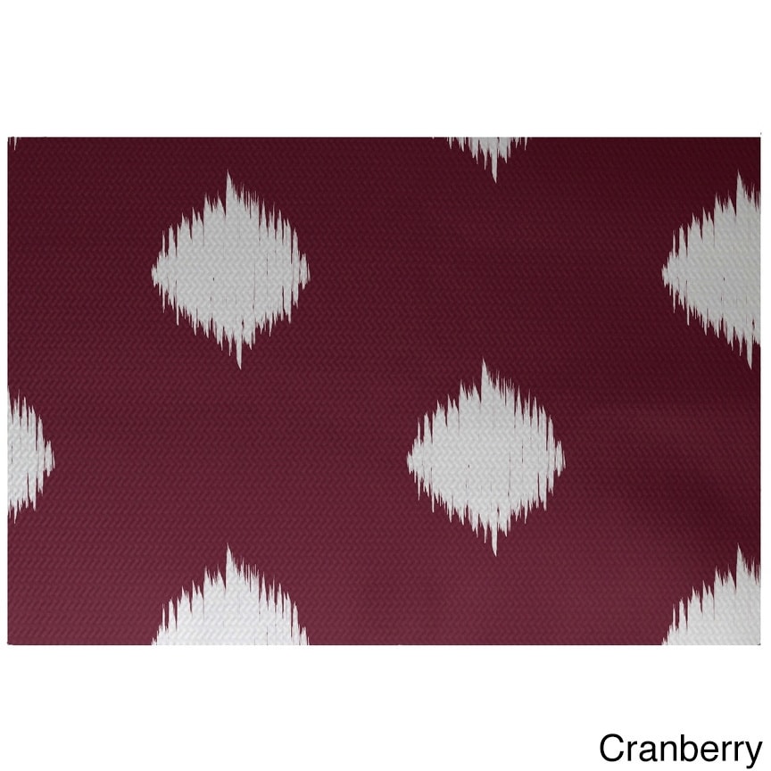Holiday Ikat Print Decorative Area Rug 3 X 5 Overstock 10220379