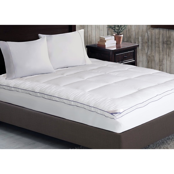 Kathy Ireland Home 1000 Thread Count Cotton Rich Mattress Pad White