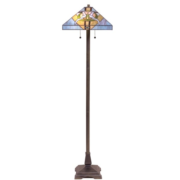 Tiffany Style Stained Gl Blue Dove Floor Lamp Free Tiffany Style Stained Gl Blue Dove Floor Lamp