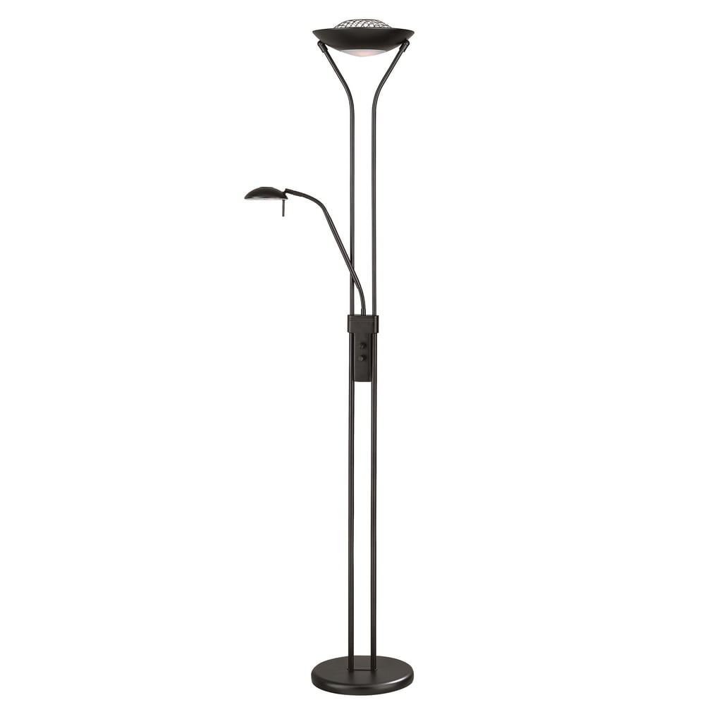 glass dome floor lamp