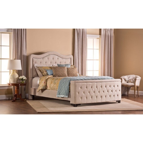 Hillsdale Furniture's Trieste Buckwheat Upholstered Storage Bed Set