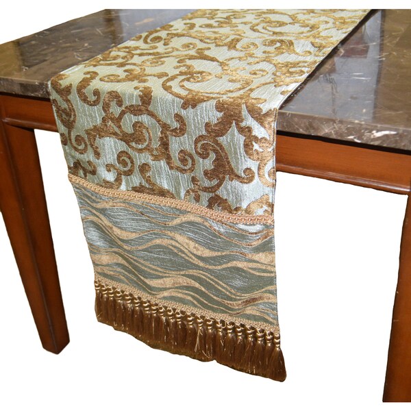 Shop Lampassi Decorative Table Runner Free Shipping Today Overstock