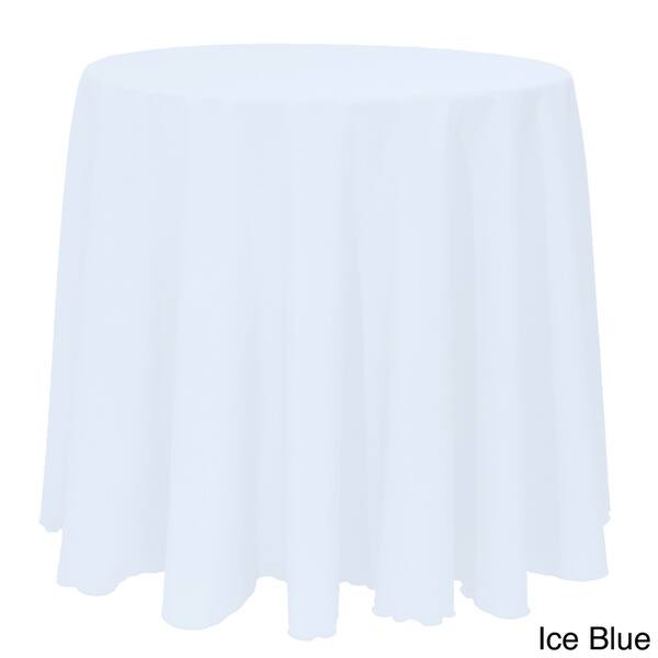 Shop Vibrant Solid Color 90 Inch Round Tablecloth Overstock