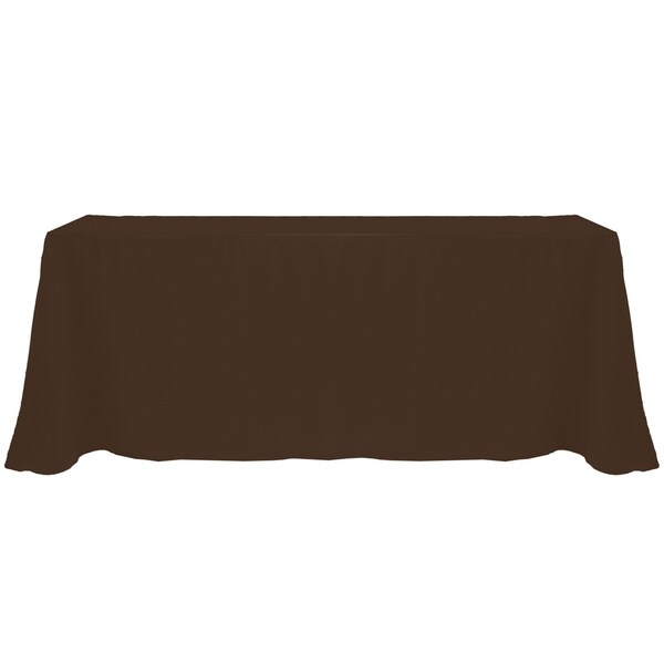 Solid Color 90x132-inch Colorful Oval Tablecloth