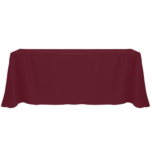 Solid Color 90 x 156-inches Vibrant Color Tablecloth