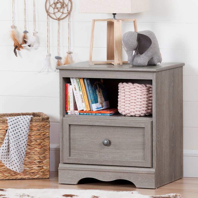 South Shore Savannah 1-Drawer Nightstand