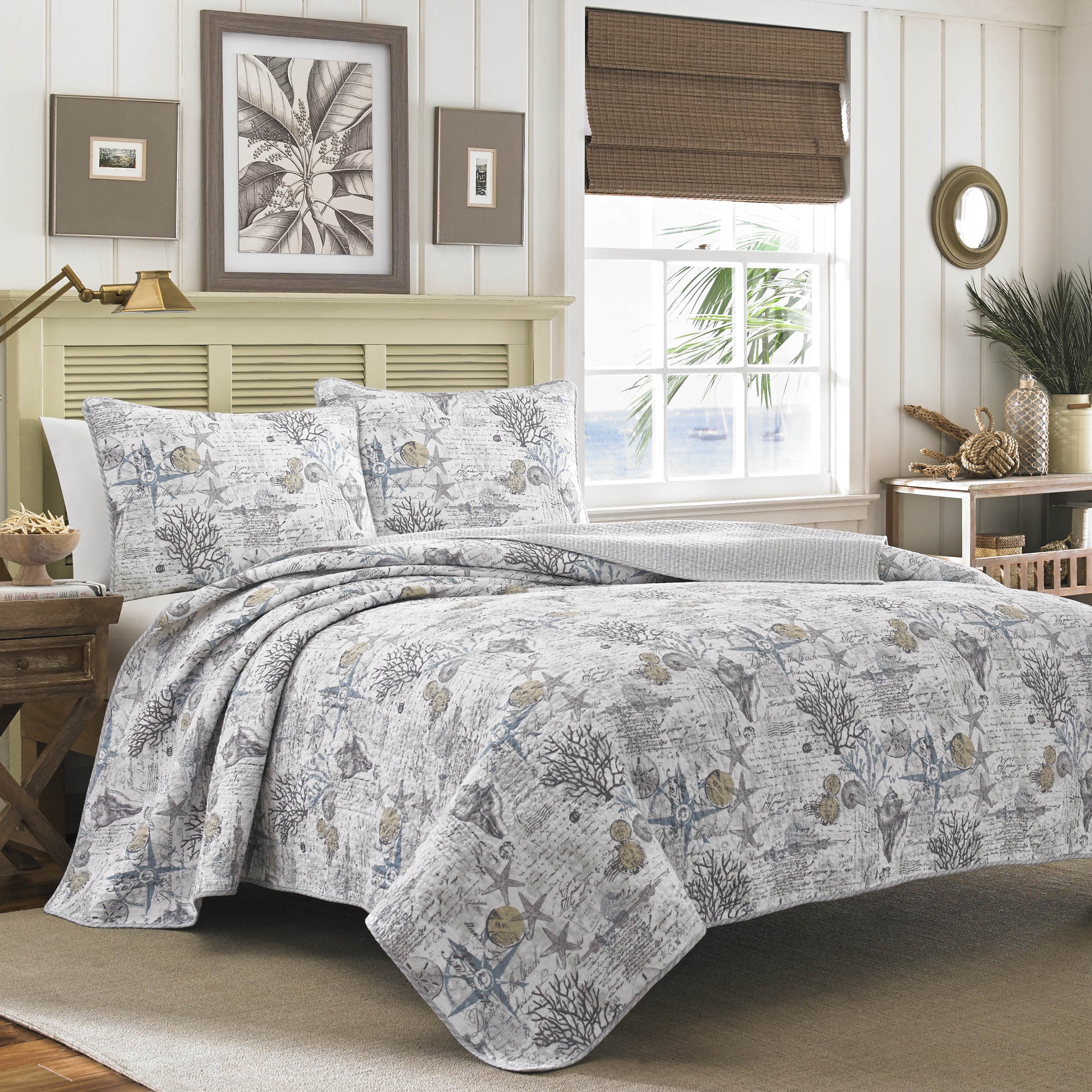 Tommy Bahama Beach Bliss 3 Piece Quilt Set