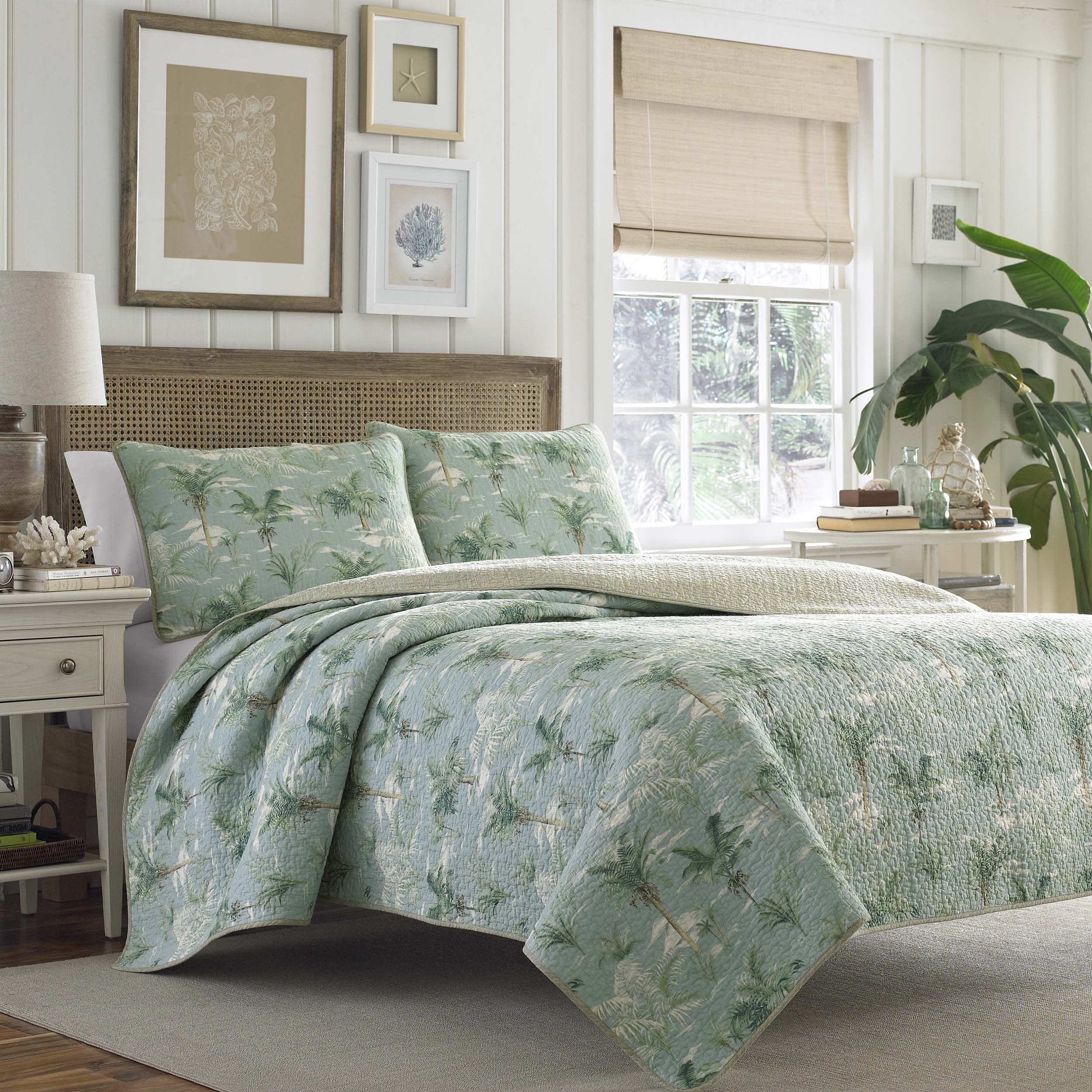 Shop Tommy Bahama Anglers Isle Aloe 3piece Quilt Set Free Shipping