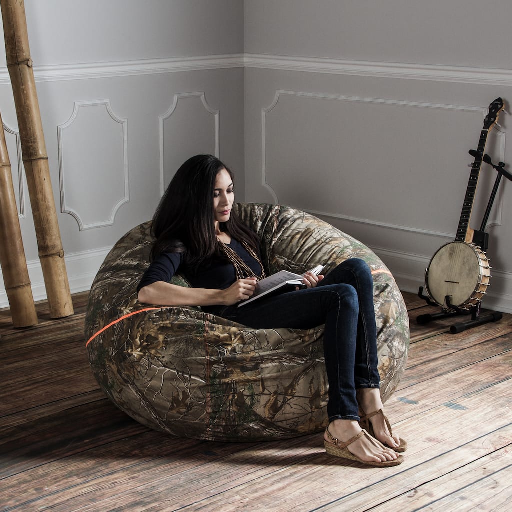 Jaxx Realtree 4 ft. Camo Bean Bag Chair