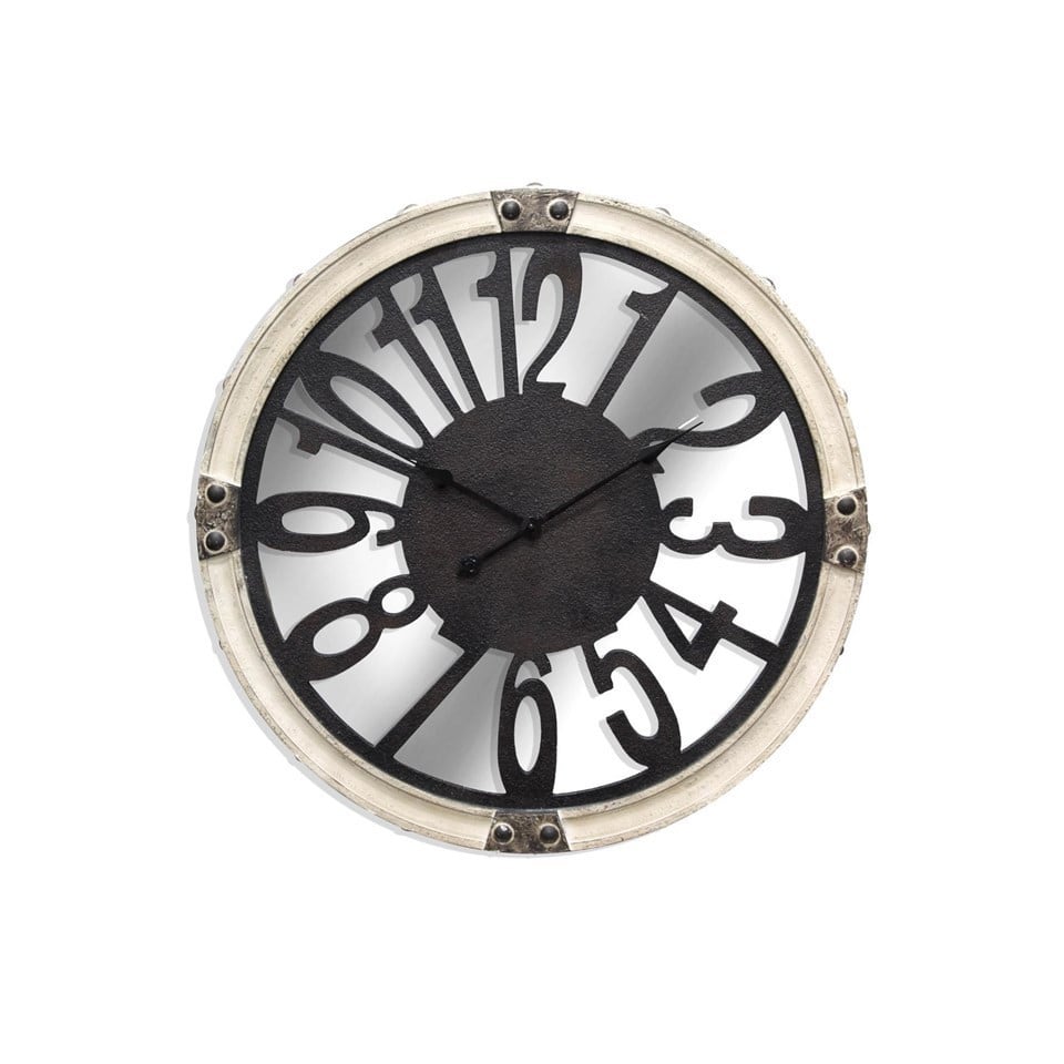 Round Metal Wall Clock