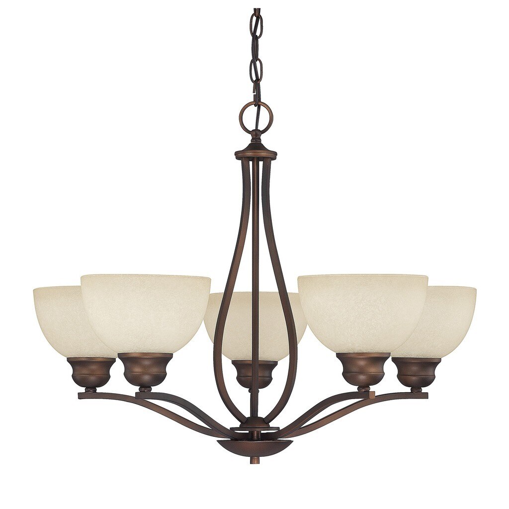 Stanton 5-light Burnished Bronze Chandelier - Chandeliers For Bedrooms by Overstock.com