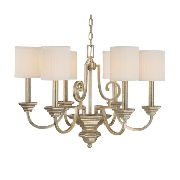 Fifth Avenue 6 Light Winter Gold Chandelier Fifth Avenue 6 Light Winter Gold Chandelier