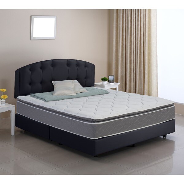 Shop Wolf Natural Comfort Fullsize Pillowtop Wrapped Coil Innerspring Mattress Free Shipping