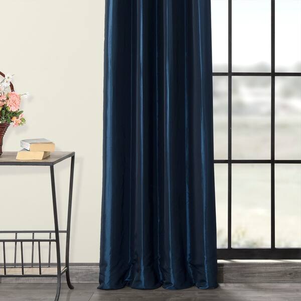 Shop Exclusive Fabrics Grommet Blackout Faux Silk Taffeta 120 Inch