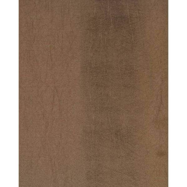 Antique Beige Faux Silk Taffeta Pleated Curtains 25 In. W X 108 In L Pinch Pleat Blackout Curtain Single Panel Pthb130907 108f