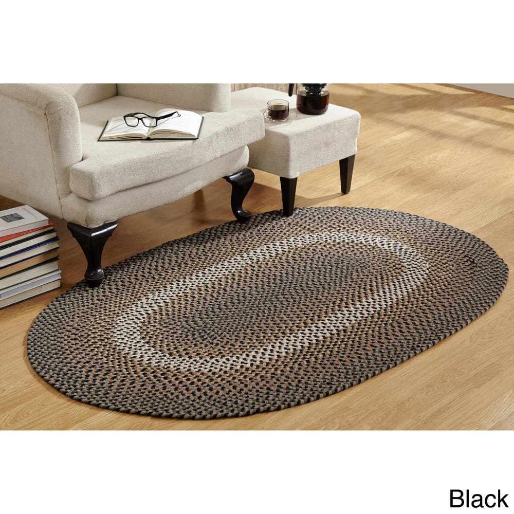 Better Trends Woodbridge Braid Reversible Indoor Area Utility Rug
