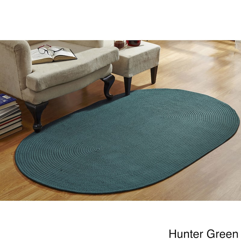 Better Trends Country Braid Collection 2-Piece Set Durable & Stain Resistant Reversible Chair Pads with Ties