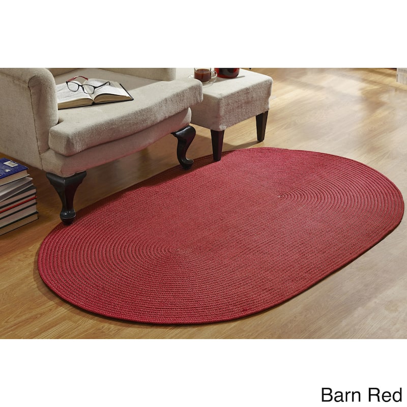 Better Trends Country Braid Collection 2-Piece Set Durable & Stain Resistant Reversible Chair Pads with Ties