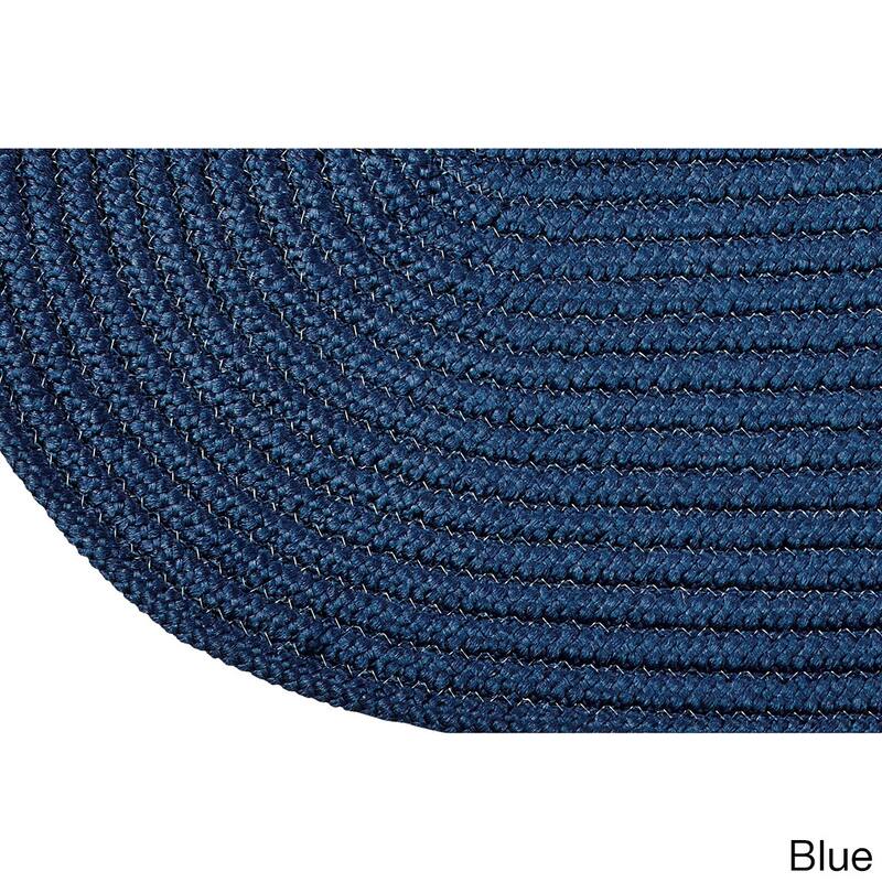 Better Trends Country Braid Collection 2-Piece Set Durable & Stain Resistant Reversible Chair Pads with Ties