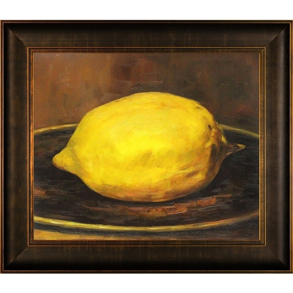 Shop Edouard Manet 'The Lemon' Hand Painted Framed Canvas Art - Free ...