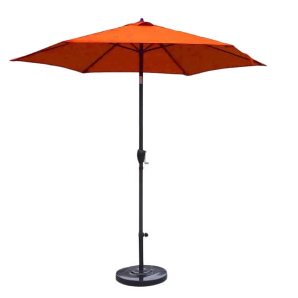 Lauren & Company 9 foot Tuscan Orange Steel Crank and Tilt Market