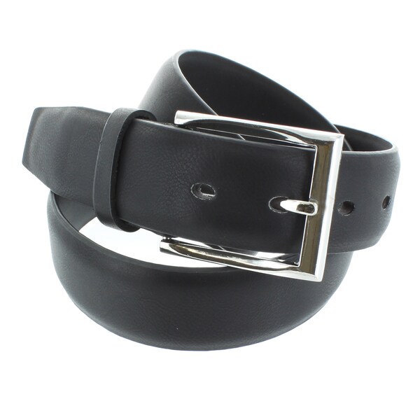 Shop Faddism Men&#39;s Genuine Leather Silver Buckle Belt - Free Shipping On Orders Over $45 ...