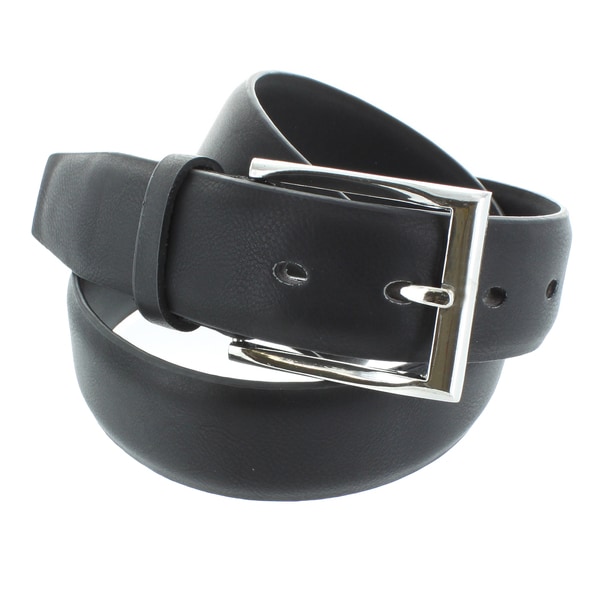 Shop Faddism Men&#39;s Genuine Leather Silver Buckle Belt - Free Shipping On Orders Over $45 ...