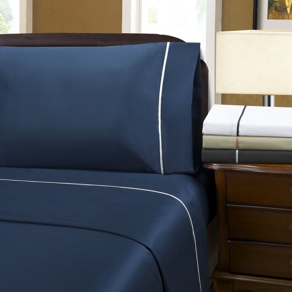 Superior 600 Thread Count Deep Pocket Bahama Cotton Blend Sheet Set