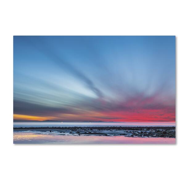 slide 1 of 3, Chris Moyer 'Last Light' Canvas Art - Multi