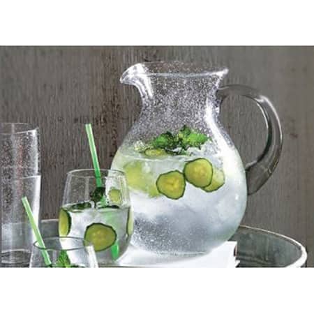 Tag Bubble Glass Clear Pitcher