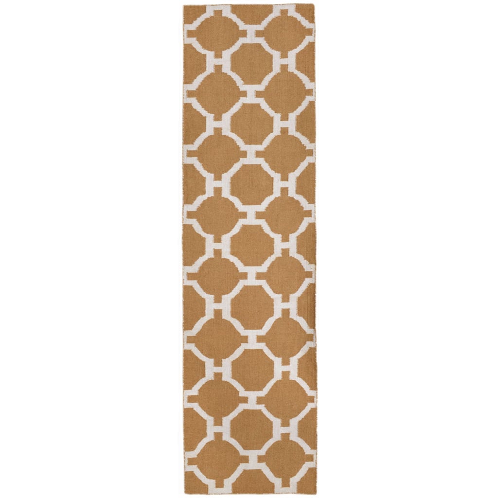 Liora Manne Floor Khaki Pattern Outdoor Rug (2' x 8') - 2' x 8'