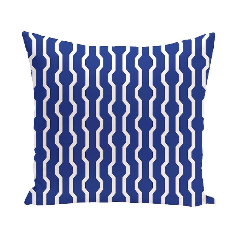 Blue/ Red/ Grey/ Green Decorative Holiday Geometric Print 26-inch Pillow