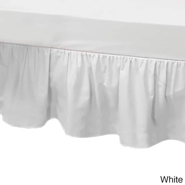 Shop Baby Doll Solid Color Crib Skirt Overstock 10227400