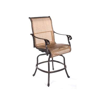 Cast Aluminum Sling Bar Stools (Set of 2)