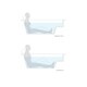 preview thumbnail 11 of 17, Aquatica Lacus White Drop-in Acrylic Bathtub