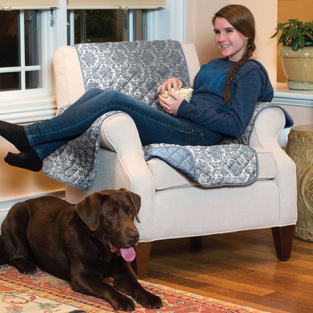 Home Fashion Designs Luxe Collection Printed Reversible Chair Protector