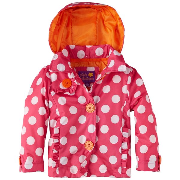 Pink Platinum Toddler Girls Polka Dot Sophias Trench Jacket