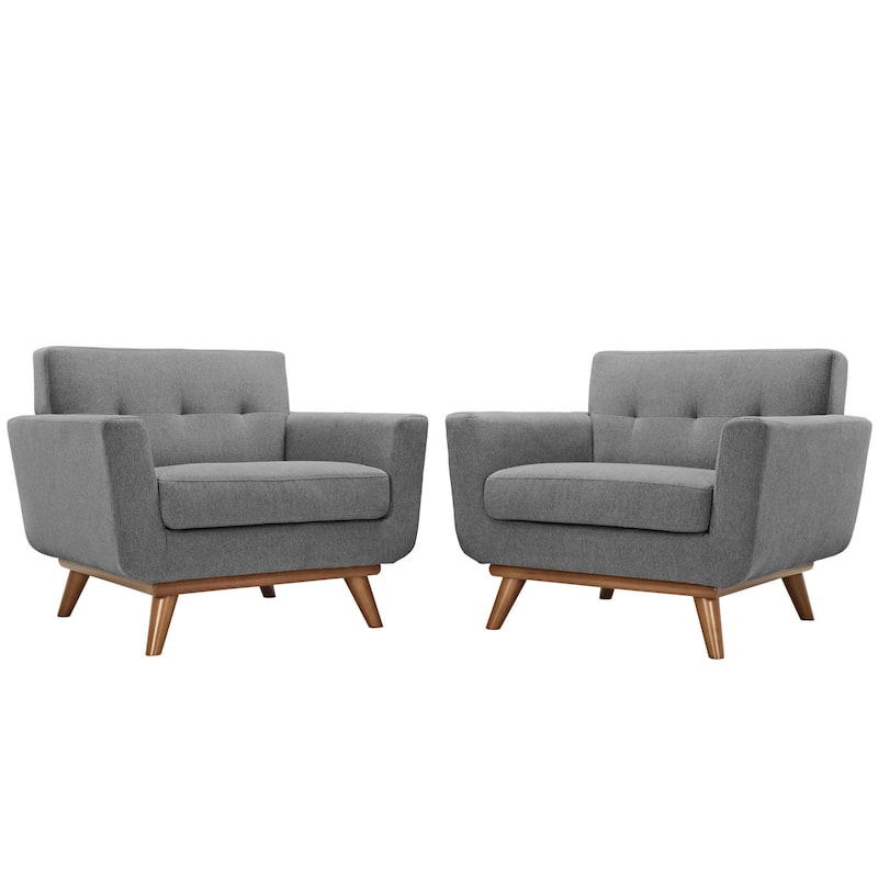 Absorb Mid Century Armchair Wood (Set of 2)