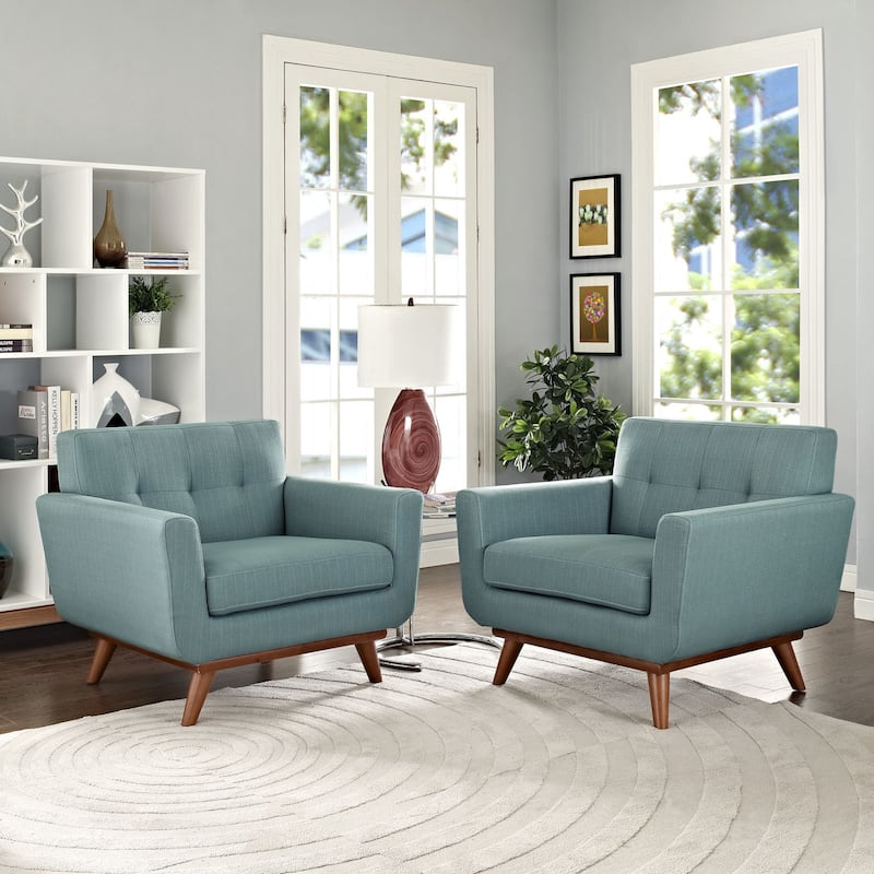 Absorb Mid Century Armchair Wood (Set of 2)